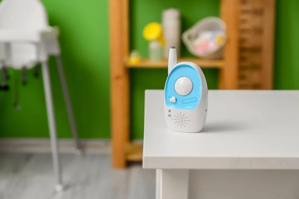 Modern Baby Monitor Table Room — Stock Photo, Image