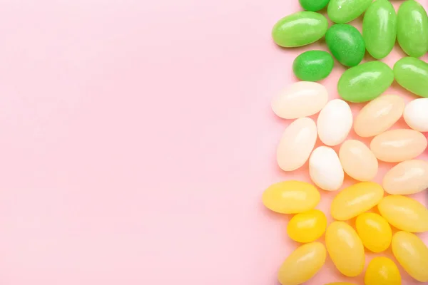 Multicolored Jelly Beans Color Background — Stock Photo, Image