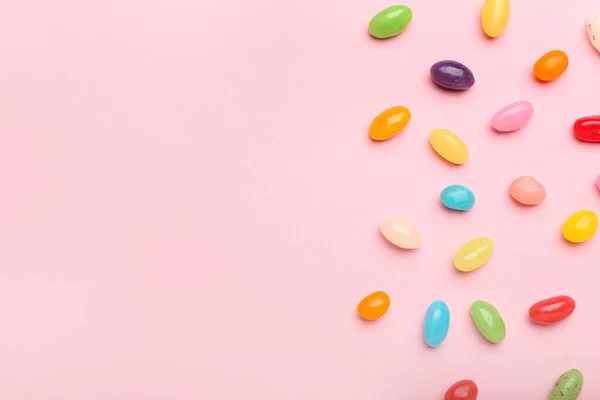 Multicolored Jelly Beans Color Background — Stock Photo, Image