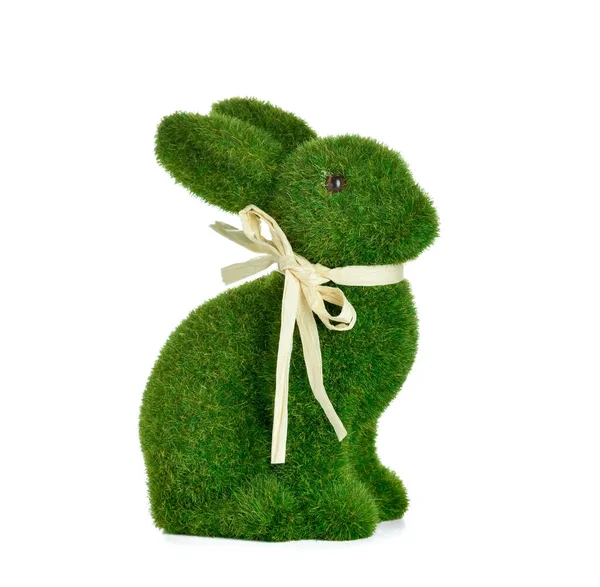 beyaz zemin üzerinde şirin Paskalya tavşanı