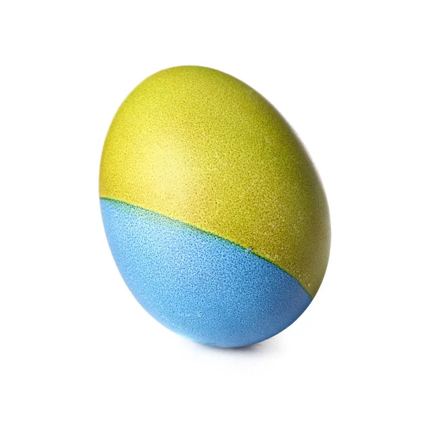 Huevo Pascua Brillante Sobre Fondo Blanco —  Fotos de Stock