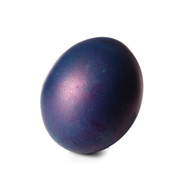 Bellissimo Uovo Pasqua Isolato Sfondo Bianco — Foto Stock