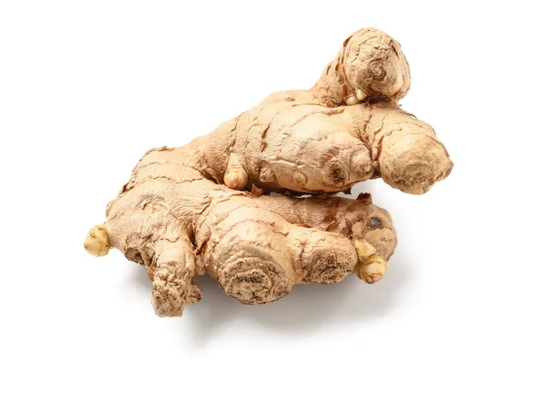 Ginger Root Isolated White — Stock Photo, Image