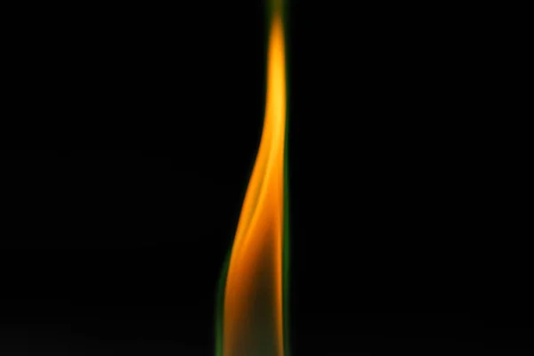 Flame Fire Dark Background — Stock Photo, Image