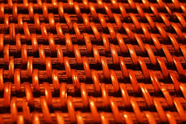Closeup View Wicker Texture — Stock Photo, Image