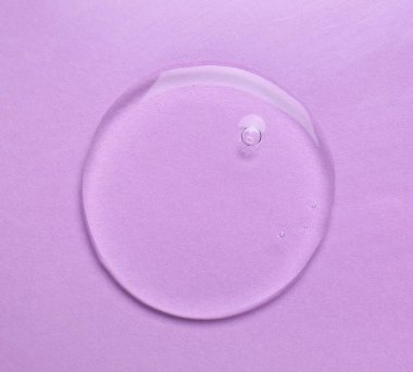 Renk arkaplanında kozmetik serumu örneği