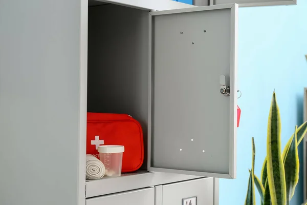 Office Doctor Locker Modern Clinic — Stock Photo, Image