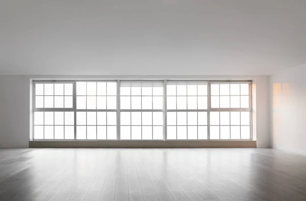 View Empty Room Windows — Stock Photo, Image