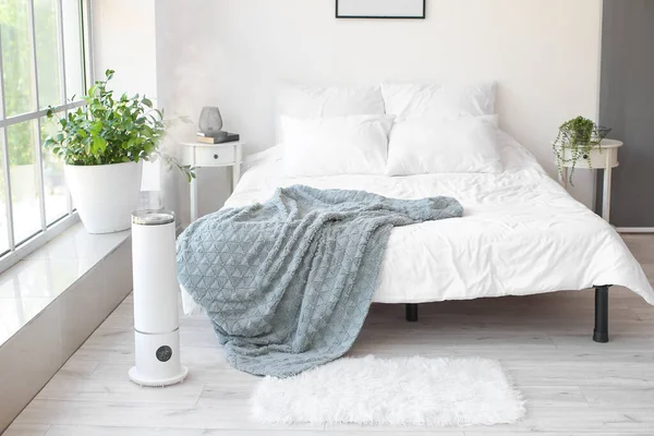 Interior Stylish Bedroom Humidifier — Stock Photo, Image