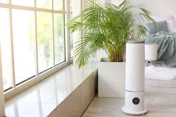 Modern Humidifier Window Bedroom — Stock Photo, Image