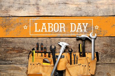 İşçi Bayramı ya da Uluslararası İşçi Bayramı tebrik kartı.