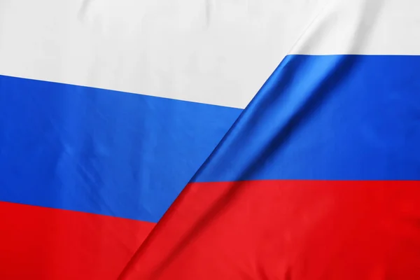 Arka Plan Olarak Rus Bayrağı Yakın Plan — Stok fotoğraf