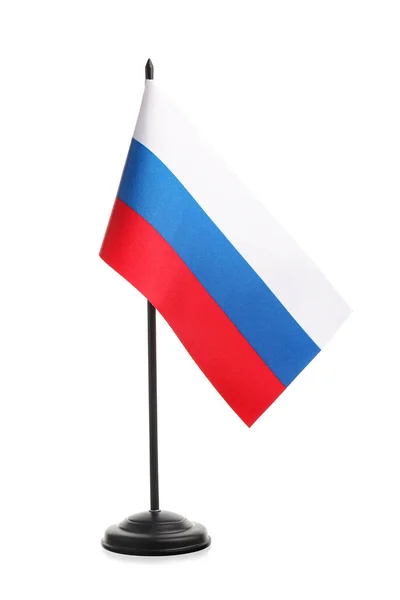 Государственный Флаг России Белом Фоне — стоковое фото