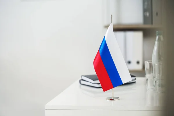 Прапор Росії Білій Полиці — стокове фото