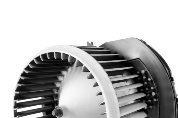 Car Heater Fan White Background Closeup — Stock Photo, Image