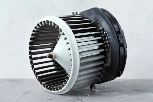 Car Heater Fan Light Background — Stock Photo, Image