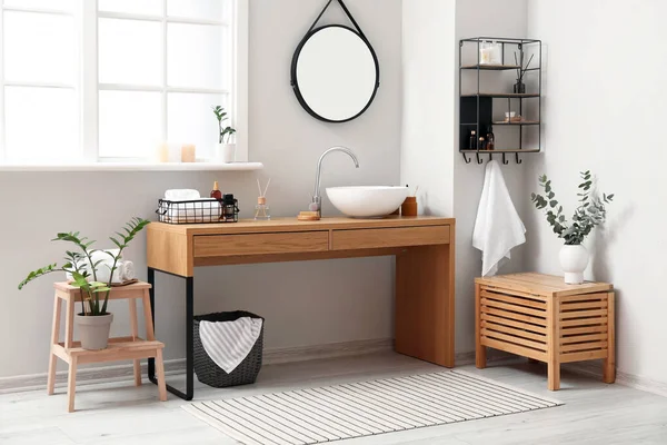Gyönyörű Belső Modern Fürdőszoba — Stock Fotó