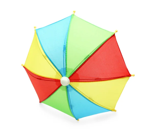 Colorful Umbrella Isolated White Background — Stock Photo, Image