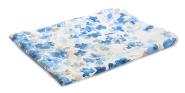 Temiz peçete beyaza izole edilmiş.