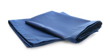 Temiz peçeteler beyaz üzerine izole edilmiş