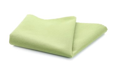 Temiz peçete beyaza izole edilmiş.