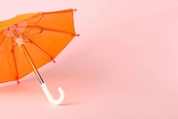 Open Umbrella Pink Background — Stock Photo, Image