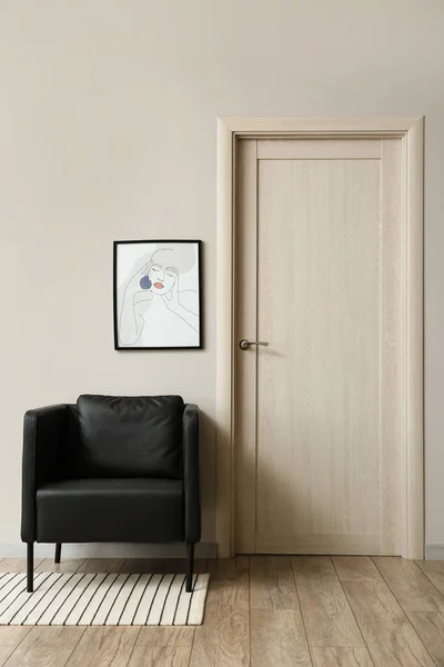 Interior Room Armchair Door — Stock Photo, Image
