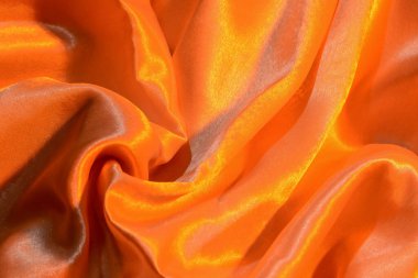 Renkli parlak kumaş dokusu, yakın plan.