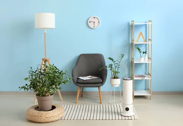 Interior Stylish Living Room Humidifier — Stock Photo, Image