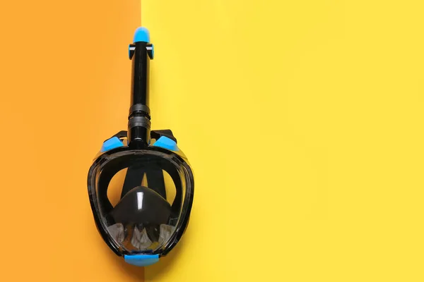 Modern Snorkeling Mask Color Background — Stock Photo, Image