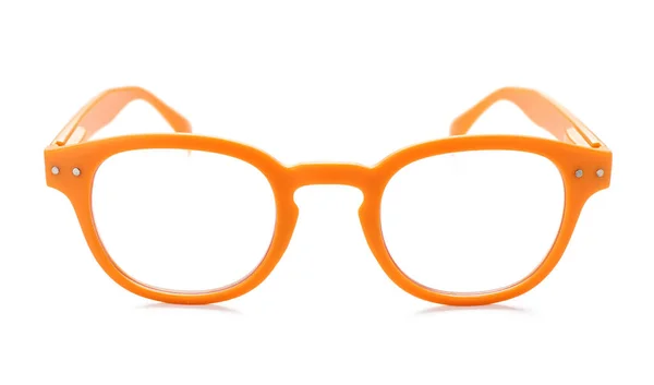 Beyaz Arkaplanda Plastik Gözlük — Stok fotoğraf