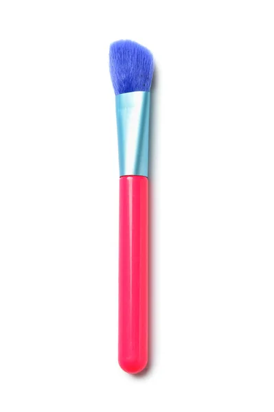 Colorful Makeup Brush White Background — ストック写真