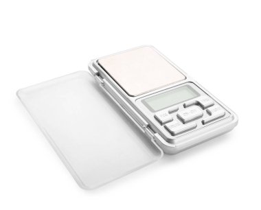 Beyaz arkaplanda mücevher pulları