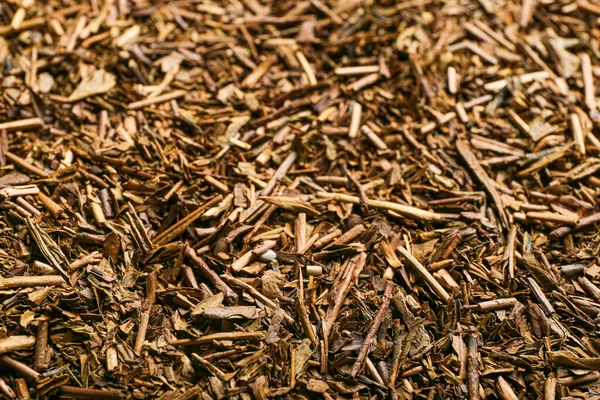 Heap Hojicha Grönt Som Bakgrund Närbild — Stockfoto