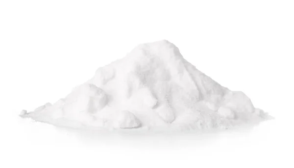 Купка Харчової Соди Білому Тлі — стокове фото