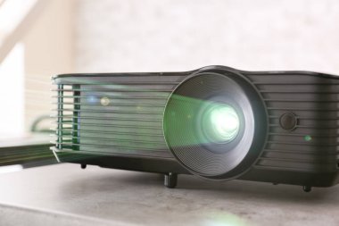 Masada modern video projektörü, yakın plan