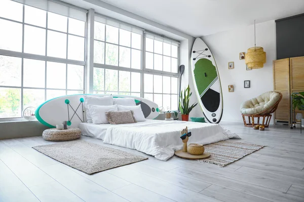 Stylish Interior Bedroom Sup Boards — Photo