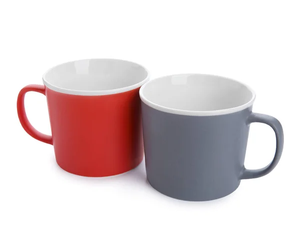 New Cups Isolated White Background — Zdjęcie stockowe