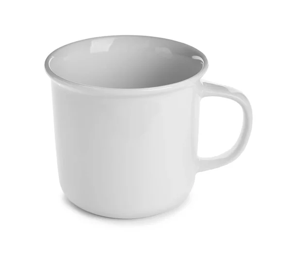 Blank Ceramic Cup White Background — Stock Photo, Image