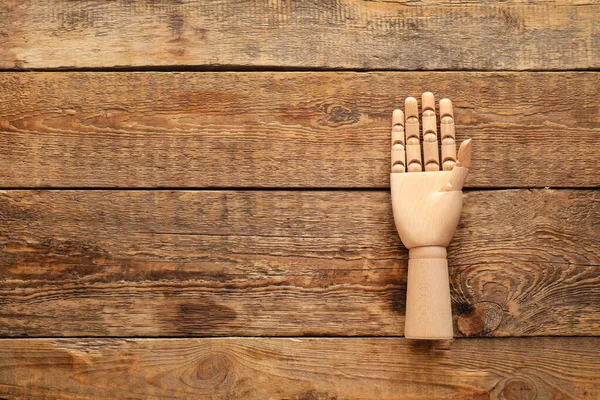 Decorative Hand Wooden Background — Photo