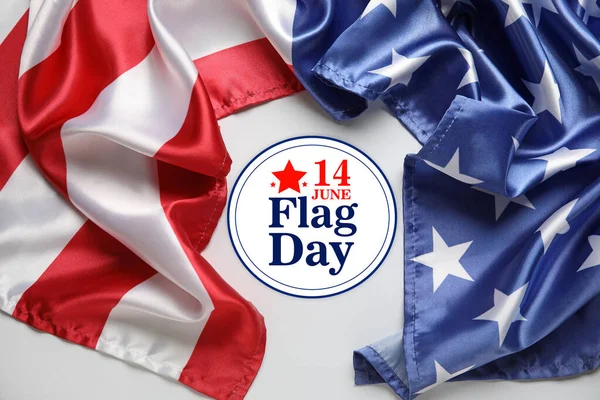 Greeting Card Usa Flag Day — Fotografia de Stock