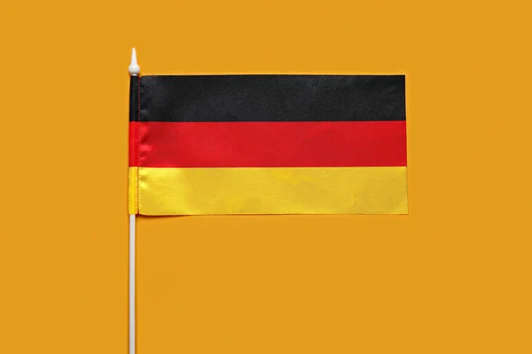 National Flag Germany Orange Background — Stockfoto