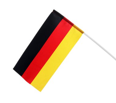 beyaz zemin üzerine Almanya bayrağı