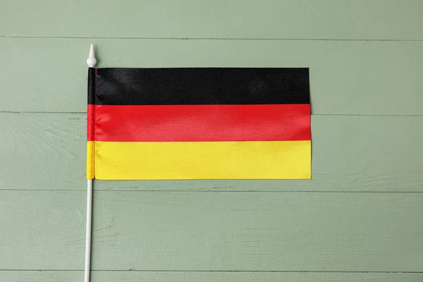 Flagga Tyskland Färg Trä Bakgrund — Stockfoto