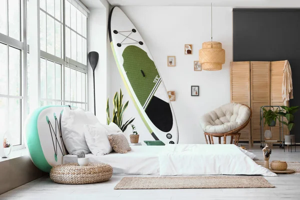 Stylish Interior Bedroom Sup Boards — Photo