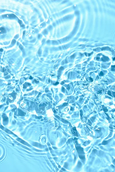 Texture Water Ripples Blue Background Closeup — Stock Photo, Image