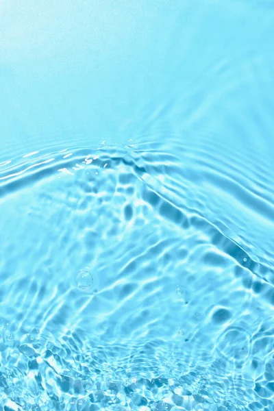 Texture Water Ripples Blue Background Closeup — Stock Photo, Image
