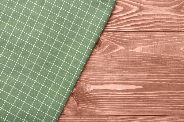 New Napkin Picnic Wooden Background — Stock Photo, Image