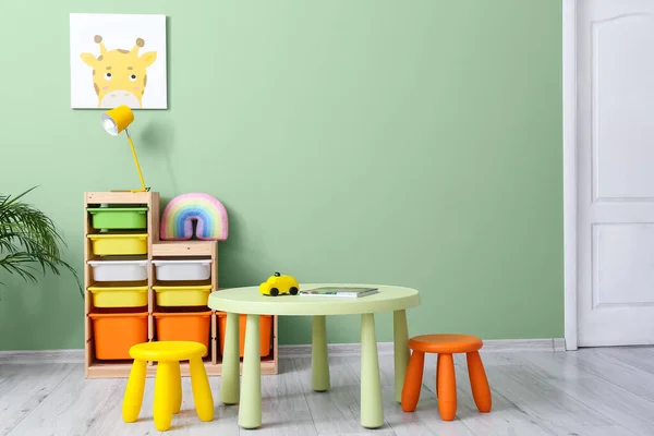 Stylish Interior Bright Children Room — Stockfoto