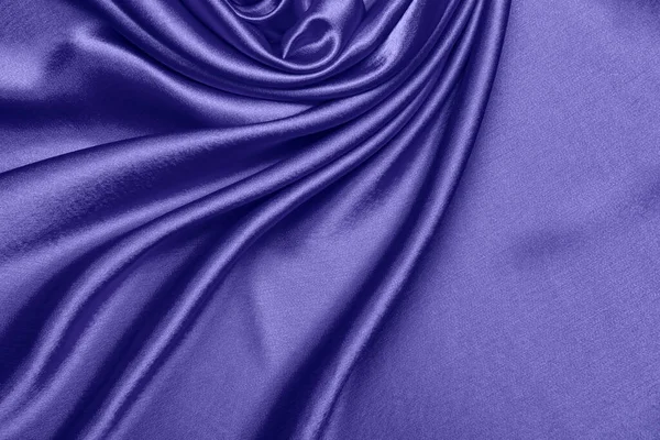 Closeup View Crumpled Satin Fabric — 스톡 사진